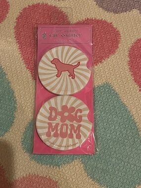 Dog mom  Car Coaster Set New